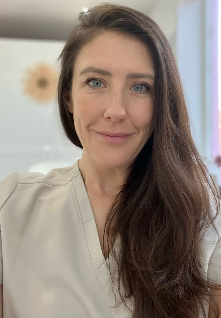 Dr Julie, founder and clinical director of KLINIKK, in her Newcastle clinic